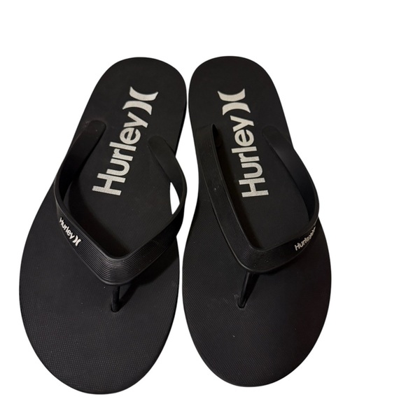 Hurley Black Sandals with Logo - Picture 8 of 8